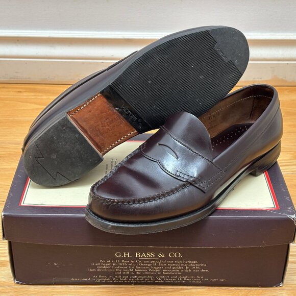 GH Bass Weejun Logan Loafers US9.5 - Picture 1 of 4